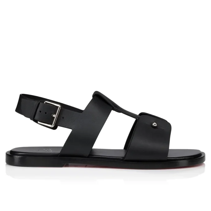 Sandalia Chambeliss – Sandalias – Piel de becerro – Negro – Hombre