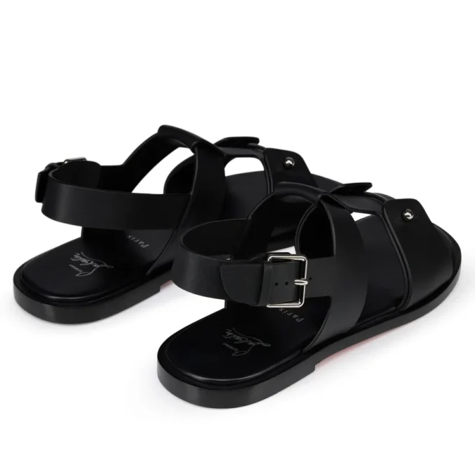 Sandalia Chambeliss – Sandalias – Piel de becerro – Negro – Hombre