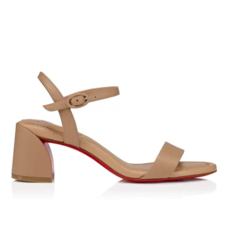 Sandalia Miss Jane – Sandalias de 55 mm – Piel napa – Color rosa pálido – Mujer