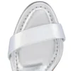 Sandalia Miss Jane – Sandalias de 85 mm – Piel de becerro laminada – Plata – Mujer Sandalia Miss Jane – Sandalias de 85 mm – Piel de becerro laminada – Plata – Mujer