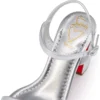 Sandalia Miss Jane – Sandalias de 85 mm – Piel de becerro laminada – Plata – Mujer Sandalia Miss Jane – Sandalias de 85 mm – Piel de becerro laminada – Plata – Mujer