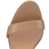 Sandalia Miss Z – Sandalias de tiras de 80 mm – Piel de cordero napa – Color rosa pálido – Mujer