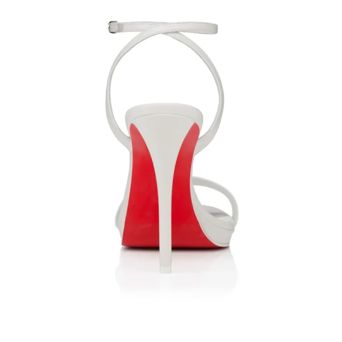 Sandalias Miss Z Sandal Queen – Sandalias de tiras de 120 mm – Piel de cordero napa – Bianco – Mujer Sandalias Miss Z Sandal Queen – Sandalias de tiras de 120 mm – Piel de cordero napa – Bianco – Mujer