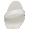 Sandalias Miss Z – Sandalias de tiras de 100 mm – Piel napa nacarada – Bianco – Mujer