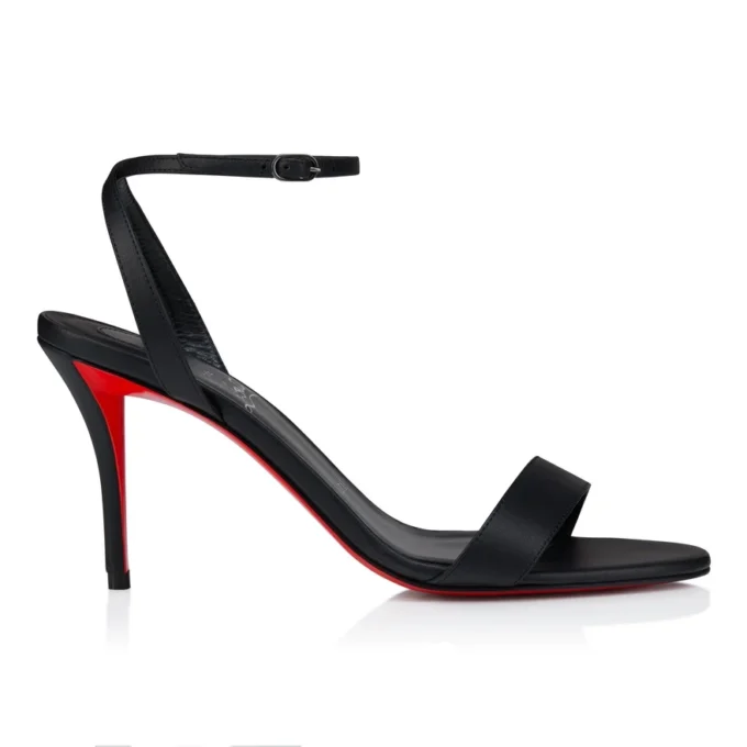Sandalias Miss Z – Sandalias de tiras de 80 mm – Piel de cordero napa – Negro – Mujer Sandalias Miss Z – Sandalias de tiras de 80 mm – Piel de cordero napa – Negro – Mujer