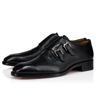 Sartok – Monk-Straps – Piel de becerro – Negro – Hombre