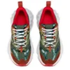 So Flo Python Dagrada – Zapatillas de running – Cuero de pitón degradado y ante de becerro – Palio Haiiro – Hombre