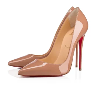 So Kate – Zapatos de tacón de 120 mm – Piel de becerro charol – Color rosa pálido – Mujer