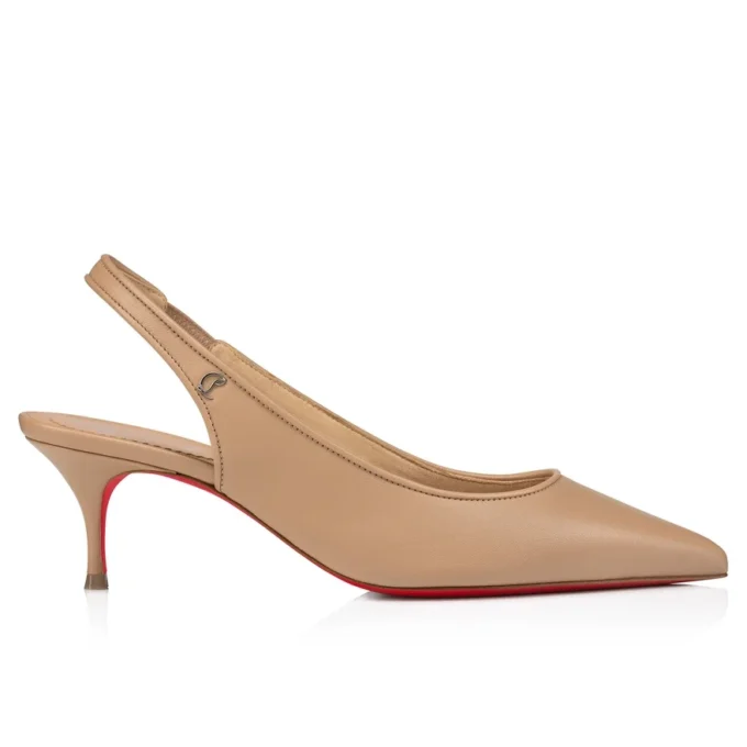 Sporty Kate Sling – Zapatos de tacón con talón abierto de 55 mm – Piel de cordero napa – Color rosa pálido – Mujer Sporty Kate Sling – Zapatos de tacón con talón abierto de 55 mm – Piel de cordero napa – Color rosa pálido – Mujer