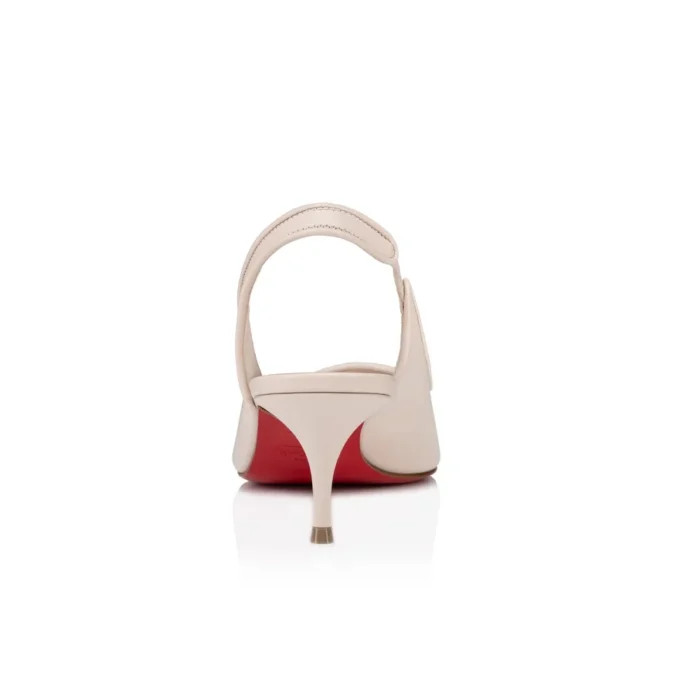 Sporty Kate Sling – Zapatos de tacón con talón abierto de 55 mm – Piel de cordero napa – Leche – Mujer Sporty Kate Sling – Zapatos de tacón con talón abierto de 55 mm – Piel de cordero napa – Leche – Mujer