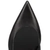 Sporty Kate Sling – Zapatos de tacón con talón abierto de 55 mm – Piel de cordero napa – Negro – Mujer