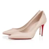 Sporty Kate – Zapatos de tacón de 85 mm – Piel de cordero napa – Leche – Mujer