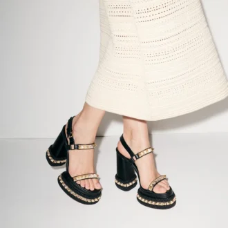 Superaclou – Sandalias de 130 mm – Piel napa – Negro – Mujer Superaclou – Sandalias de 130 mm – Piel napa – Negro – Mujer