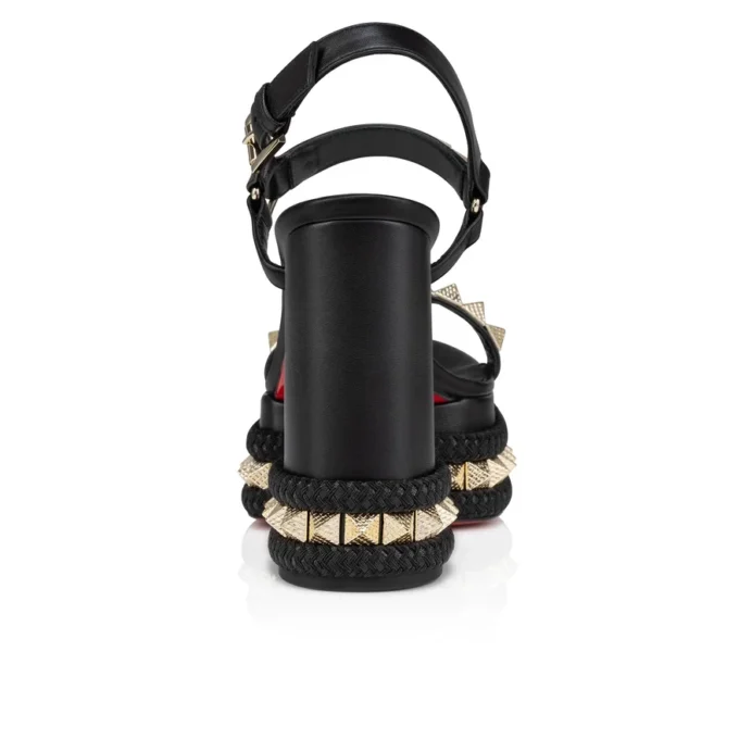 Superaclou – Sandalias de 130 mm – Piel napa – Negro – Mujer Superaclou – Sandalias de 130 mm – Piel napa – Negro – Mujer