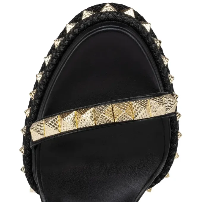 Superaclou – Sandalias de 130 mm – Piel napa – Negro – Mujer Superaclou – Sandalias de 130 mm – Piel napa – Negro – Mujer