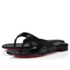 Sweet Janetonga – Chanclas – Piel de cordero napa – Negro – Mujer
