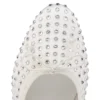 Sweetie Jane Strass Boum – Bailarinas – Crepé satinado – Versión marfil – Mujer