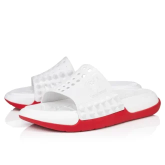 Take It Easy – Mules – Goma – Blanco – Hombre