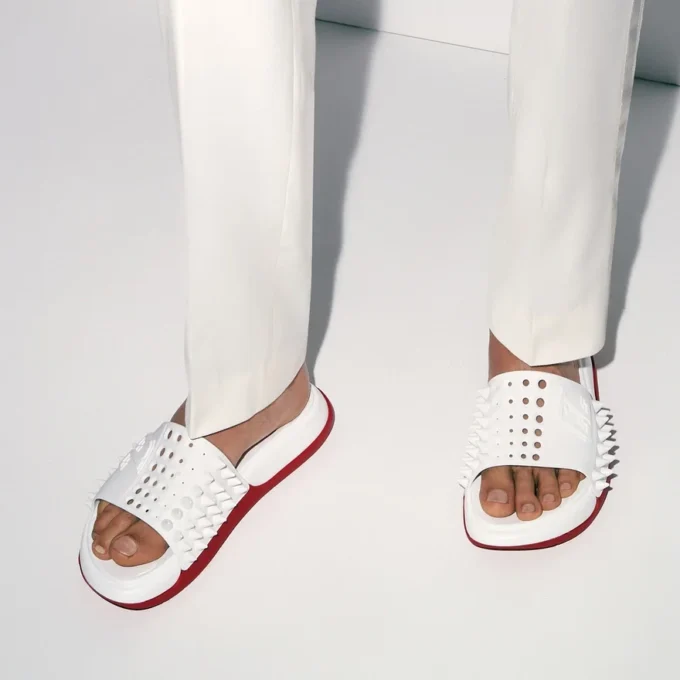 Take It Easy – Mules – Goma – Blanco – Hombre Take It Easy – Mules – Goma – Blanco – Hombre