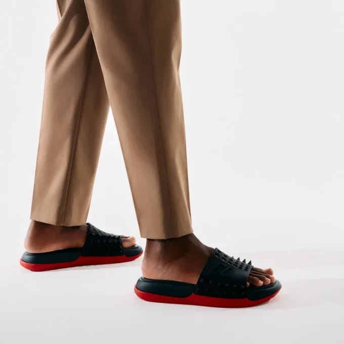 Take It Easy – Mules – Goma – Negro – Hombre