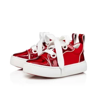 Toy Toy – Zapatillas de caña baja – Piel de becerro charolada y neopreno – Loubi – Niños