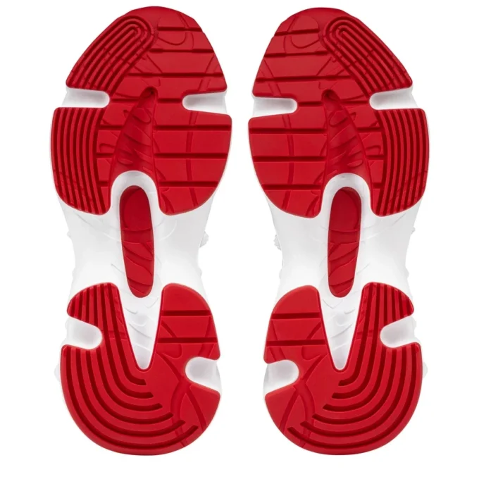 Trailnrun – Zapatillas de running – Ante, piel de becerro y tejido – Blanco – Hombre