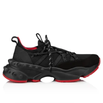 Trailnrun – Zapatillas de running – Ante, piel de becerro y tejido – Negro – Hombre