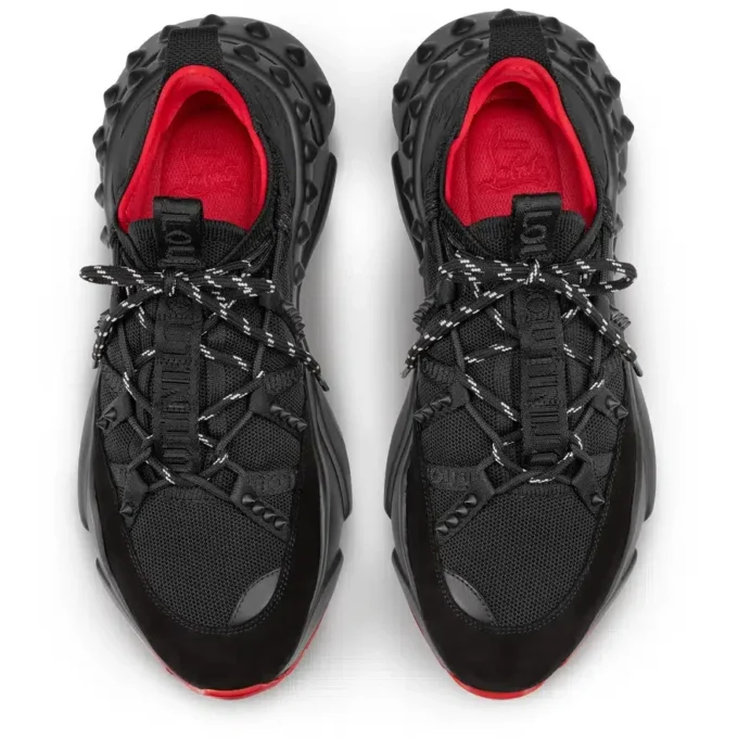 Trailnrun – Zapatillas de running – Ante, piel de becerro y tejido – Negro – Hombre