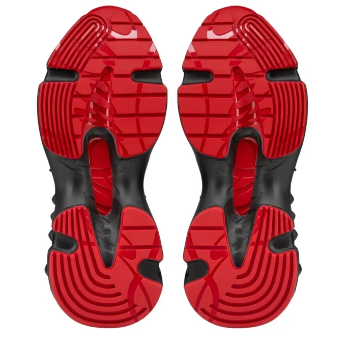 Trailnrun – Zapatillas de running – Ante, piel de becerro y tejido – Negro – Hombre