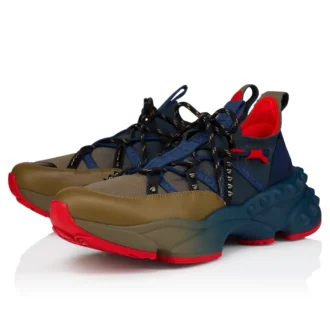 Trailnrun – Zapatillas de running – Piel de becerro, neopreno y malla – Bronzo – Hombre