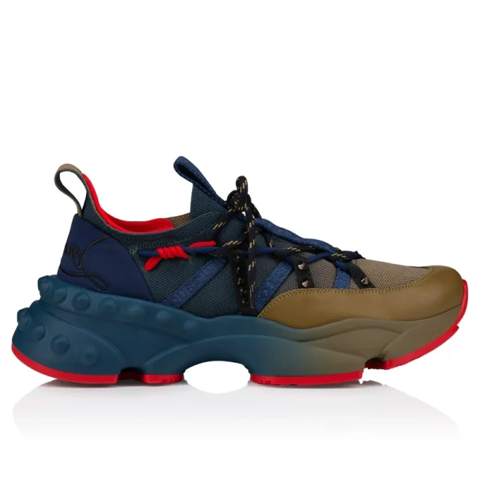 Trailnrun – Zapatillas de running – Piel de becerro, neopreno y malla – Bronzo – Hombre