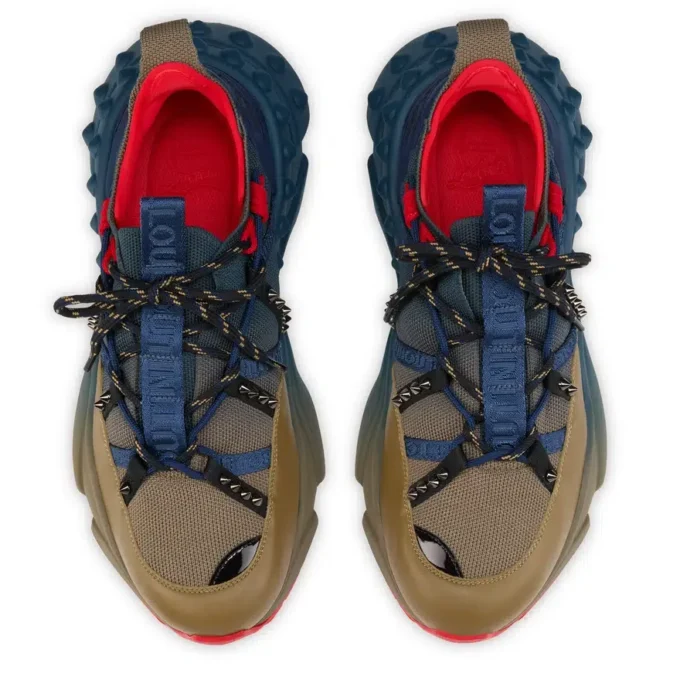 Trailnrun – Zapatillas de running – Piel de becerro, neopreno y malla – Bronzo – Hombre