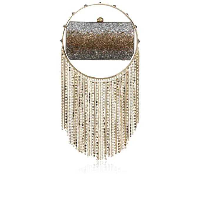 Trapeze – Bolso de mano – Ante y strass – Multicolor Trapeze – Bolso de mano – Ante y strass – Multicolor