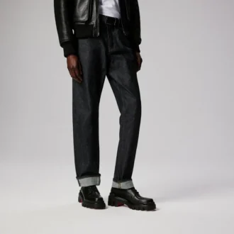 Trott Dune – Derbies – Piel de becerro encerada – Negro – Hombre