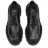 Trott Dune – Derbies – Piel de becerro encerada – Negro – Hombre