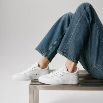 Tutti Rui – Zapatillas – Piel de becerro – Blanco – Hombre