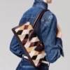 Venus – Bolso de hombro – Piel de becerro con forma de diamante – Multicolor Venus – Bolso de hombro – Piel de becerro con forma de diamante – Multicolor
