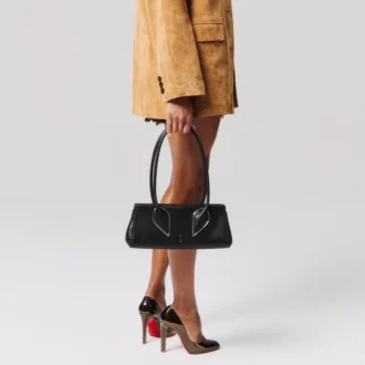 Venus – Bolso de hombro – Piel de becerro – Negro