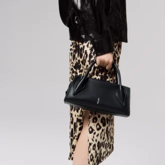 Venus Mini – Bolso bandolera – Piel de becerro – Negro