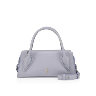 Venus Mini – Bolso cruzado – Piel de becerro – Gris Jumbo