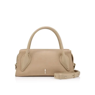 Venus Mini – Bolso cruzado – Piel de becerro invertida – Saharienne