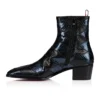Ziggissimo Forever – Botas – Piel de serpiente de agua en patchwork – Negro – Hombre Ziggissimo Forever – Botas – Piel de serpiente de agua en patchwork – Negro – Hombre